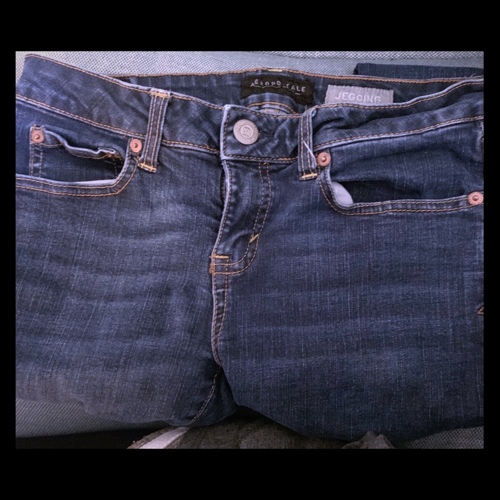 Aeropostale Seriously Stretchy Low Rise Jeggings